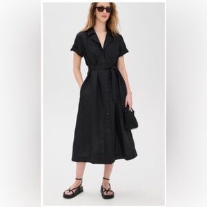 Paige linen dress size small